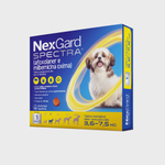 Nexgard Spectra Antipulgas e Carrapatos para Cães - 3,6 a 7,5Kg
