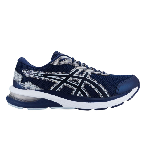 Tenis asics gel flux 3 feminino azul e hot sale rosa