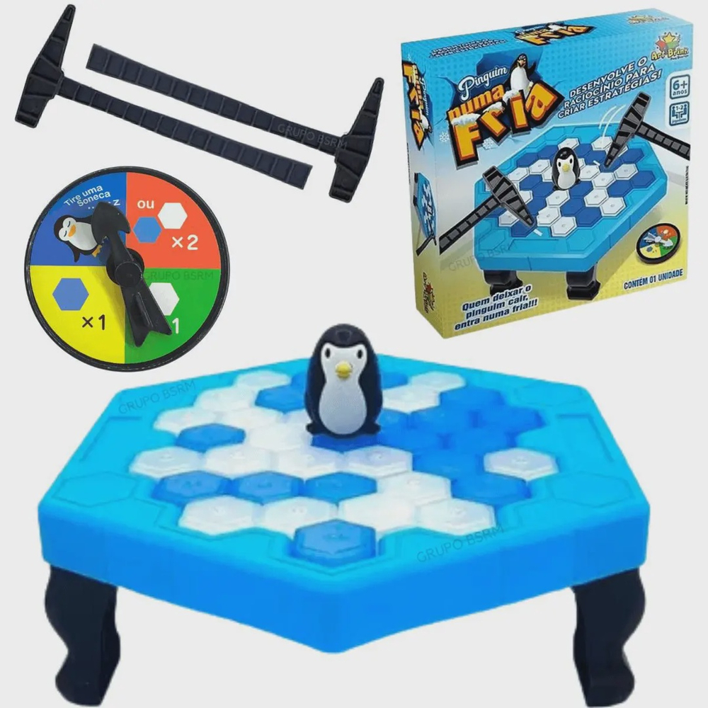 Jogo Pinguim Game Quebra Gelo Brinquedo Interativo em Promoção na Americanas