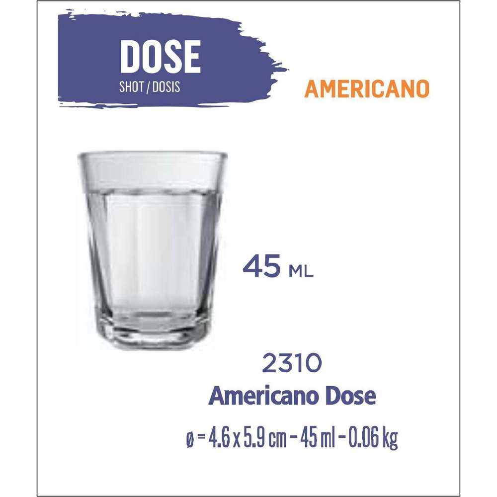 Copo De Vidro Americano Dose Ml Copos Submarino