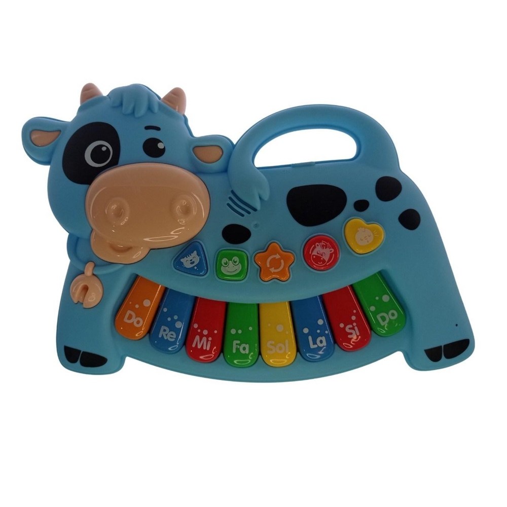 Piano Infantil com Teclado Musical Divertido Sons de Animais