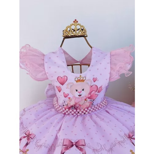 Vestido da ursinha sales princesa