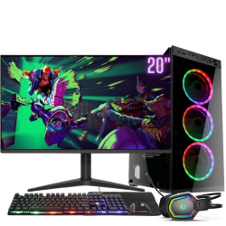 Computador Gamer Completo rgb Intel Core i5 8GB ssd 240GB Kit Gamer com Headset Monitor 20 Windows 10 3green Premium Menor preço em Computador Gamer Completo rgb Intel Core i5 8GB ssd 240GB Kit Gamer com Headset Monitor 20 Windows 10 3green Premium