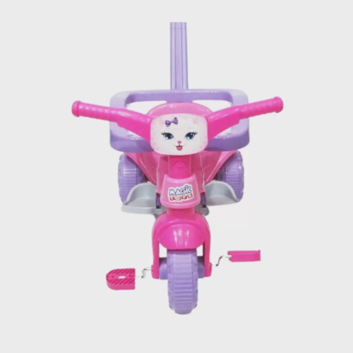 Triciclo Motoca Infantil Tico Tico Pets Rosa Magic Toys 2811