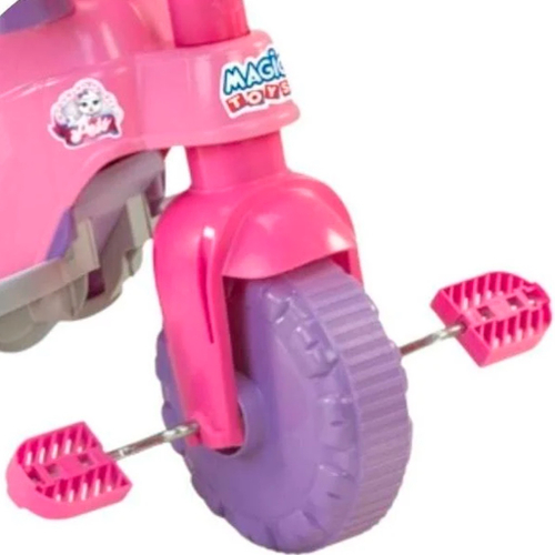 Triciclo Tico Tico Pets Rosa Motoca Infantil Magic Toys 2811