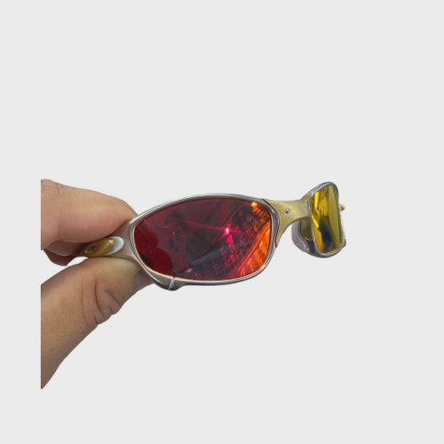 Oculos Oakley Juliet Squared xmetal vermelha doble x no Shoptime