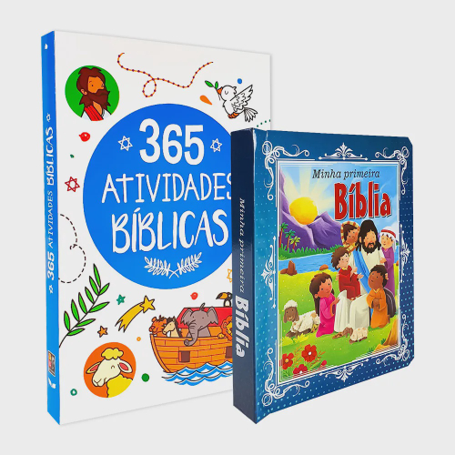 Kit 365 Caça-Palavras com Histórias Bíblicas + 365 Atividades