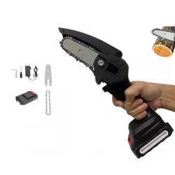 Mini Serra Elétrica Bateria Recarregável Portátil é boa?