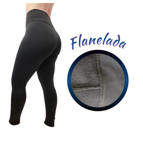 Calça Legging Feminina Flanelada Forrada Térmica Premium