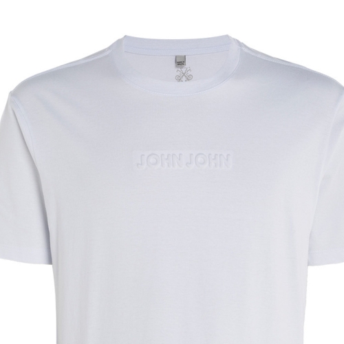 Camiseta John John Embossed Masculina Branca