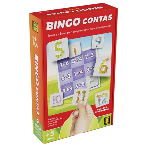 Jogo de Bingo Infantil Multikids - Br1285