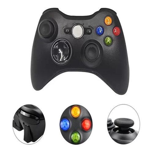 Controle Com Fio para Xbox 360 Slim Joystick Computador E Pc - Nelson Games