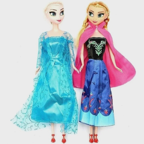 Kit de 2 bonecas Ana e Elsa Frozen Fashion Store em Promoção na Americanas