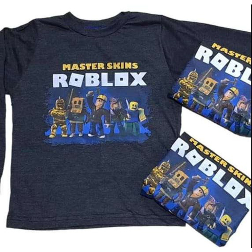 Camiseta Camisa Roblox Desenho Infantil Jogo Kids Em Alta 03