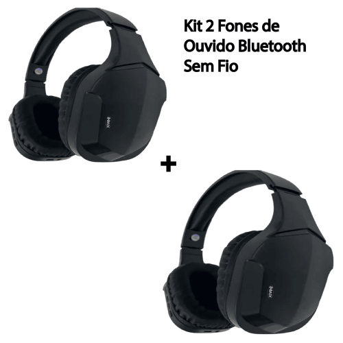 Fone de Ouvido Headset Sem Fio Bluetooth Celular Pc Notebook