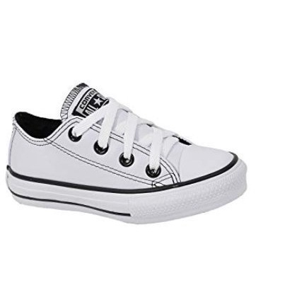 Tênis Converse All Star Infantil Couro com Velcro - CT0420 Branco