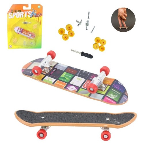 Skate De Dedo C/lixa Fingerboard +pcs Brinquedo Barato