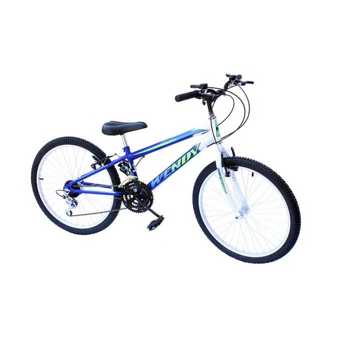 BICICLETA MOUNTAIN BIKE ARO 24 MASCULINA - AZUL