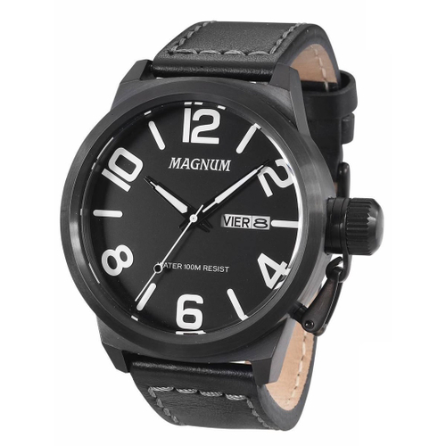 Relogio Magnum Masculino Couro Ma33139b: comprar mais barato no Submarino