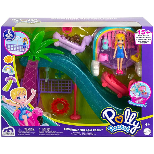 Playset e Mini Boneca - Polly Pocket - Diversão no Parque De Jogos - Mattel  - Ri Happy