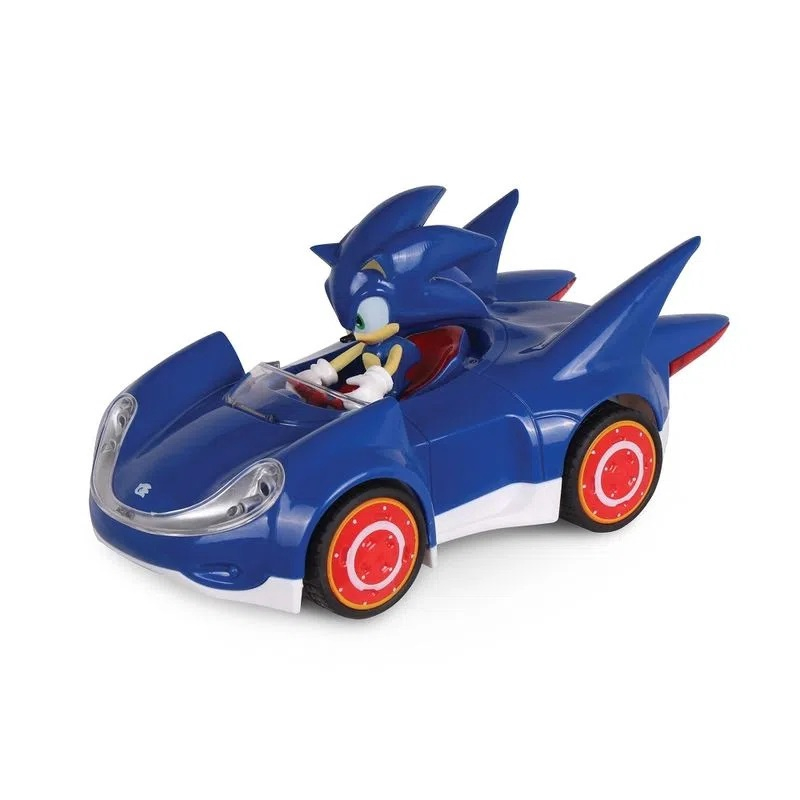 Carro Knuckles Pull Back - Sonic - Vermelho - Fun