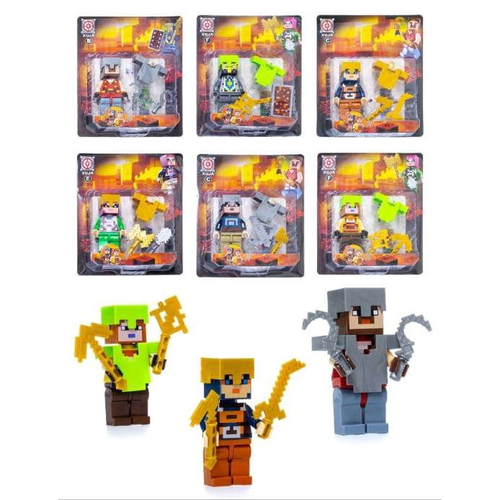 20 Bonecos Lego Icônicos Do Game Minecraft Atacado no Shoptime