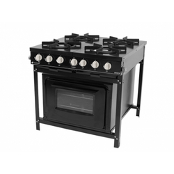 Fogão Venâncio 4 bocas baixa pressão com forno linha Bravo Preto - BR4BFPR Menor preço em Fogão Venâncio 4 bocas baixa pressão com forno linha Bravo Preto - BR4BFPR