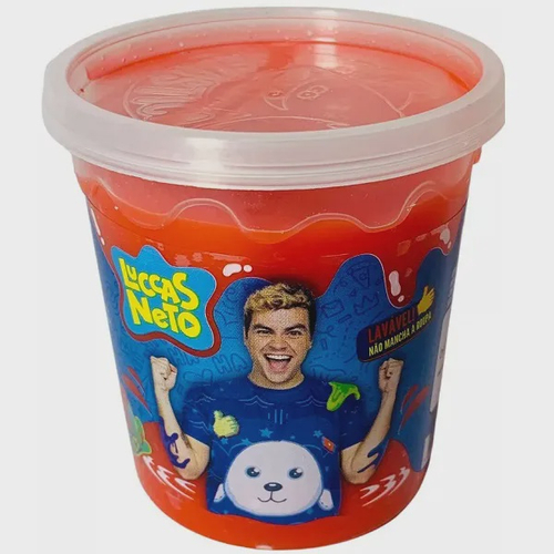 Slime Aventureiros Luccas Neto Geleia Não Gruda + Latão 1KG