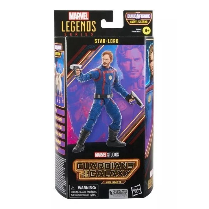 Boneco Marvel Legends Series - Star Lord - Hasbro F6602 no Shoptime