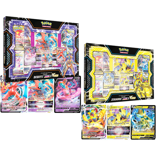 Pokémon Box Deoxys E Zereora Vmax E V-astro 1 Unidade