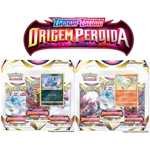 2 Quádruplo Pack Pokémon Espada e Escudo 11 Origem Perdida Weavile