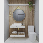 Bancada em Porcelanato 60/80/100cm Sem Cuba Darabas Agardi