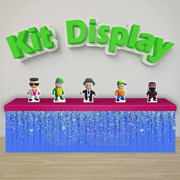 Kit Display De Mesa Festa Infantil Roblox Feminino