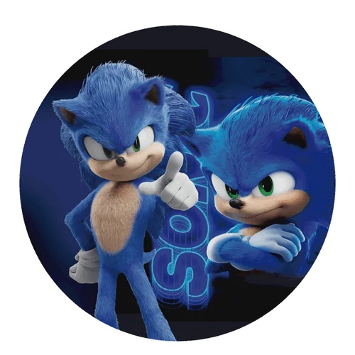 Painel de Festa Sonic - O Filme - 1,50x1,50m