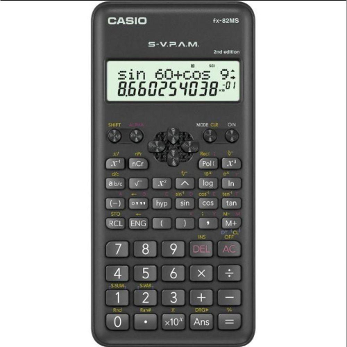 Calculadora Científica 240 Funções Preta Fx-82ms-2-s4-dh Casio Em ...