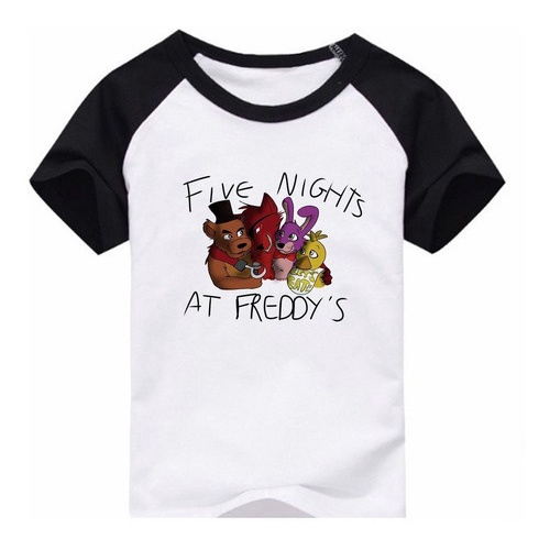 Camiseta Infantil FNAF Withered Freddy Animatronics