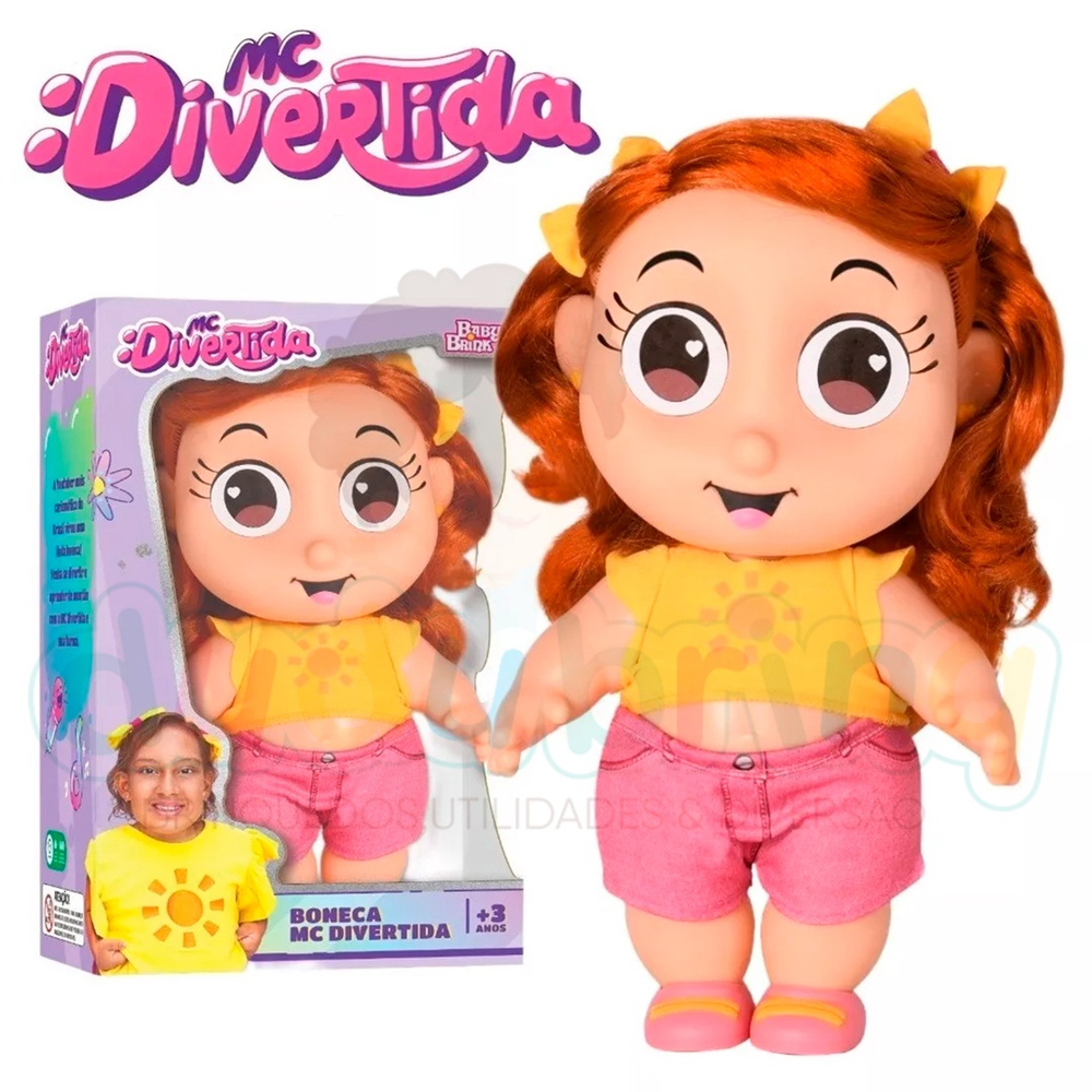 Boneca Mc Divertida 1710 - Baby Brink em Promoção na Americanas