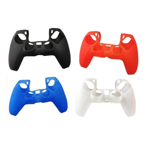 Kit 2 Capa Protetora Controle Ps5 Gamepad Silicone Azul