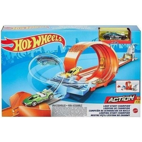 Pista de Carrinhos Hot Wheels - Acrobacias - Rei do Looping - Mattel