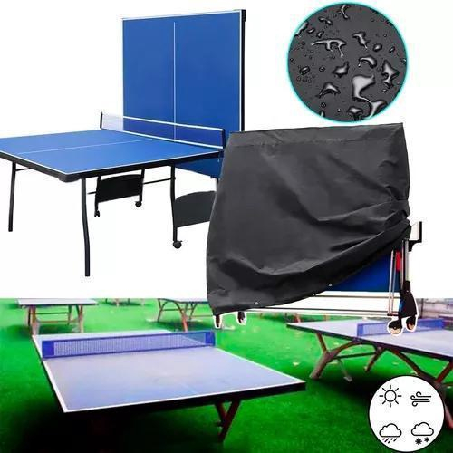 Mesa de Ping Pong MDP 18mm 1002 KLOPF + KIT TÊNIS DE MESA 5030 + Capa  Impermeável