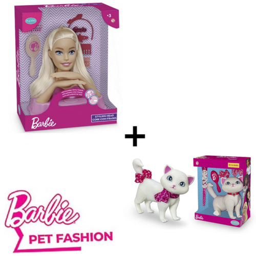 Boneca Infantil Barbie Para Pentear Com 12 Frases e Acessórios