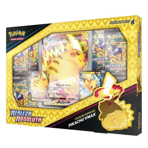 Cartas Pokemon Coleção Pikachu Vmax 51 Cartas Originais