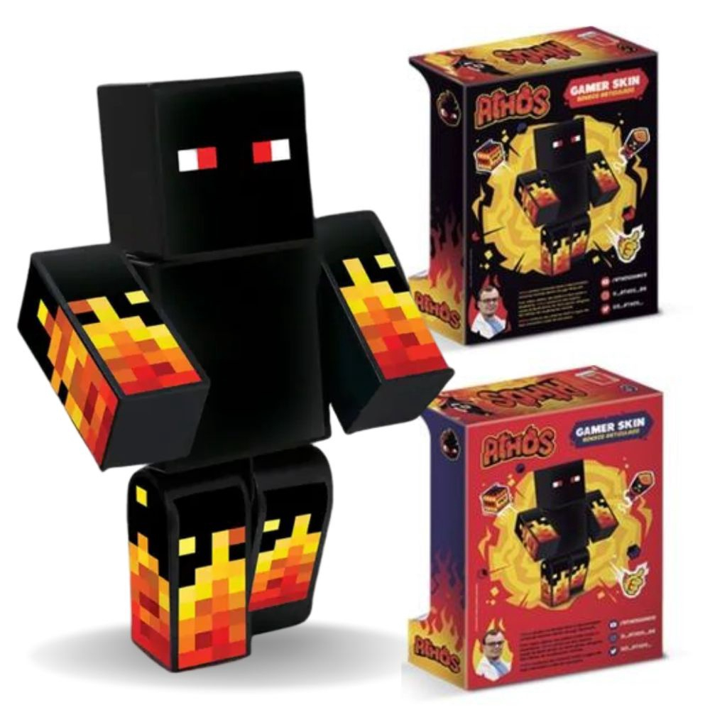 Boneco de pelúcia zr Toys Minecraft: Herobrine em Promoção na Americanas