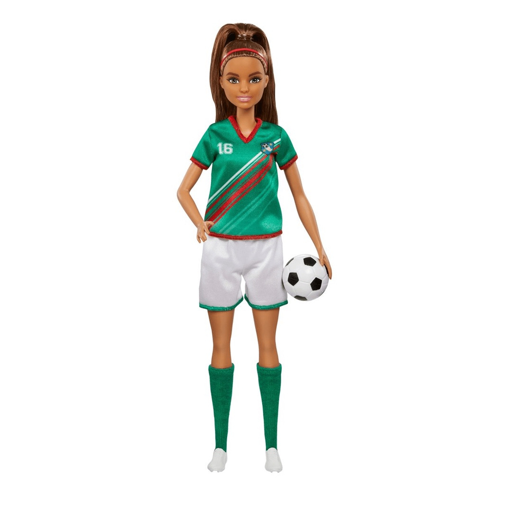 Barbie lança boneca jogadora de futebol