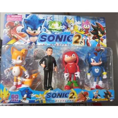 Kit Bonecos Sonic Coleção Clássica 3440