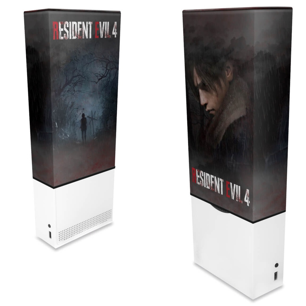 Capa Anti Poeira e Skin Xbox One S Slim - Resident Evil 4 Remake