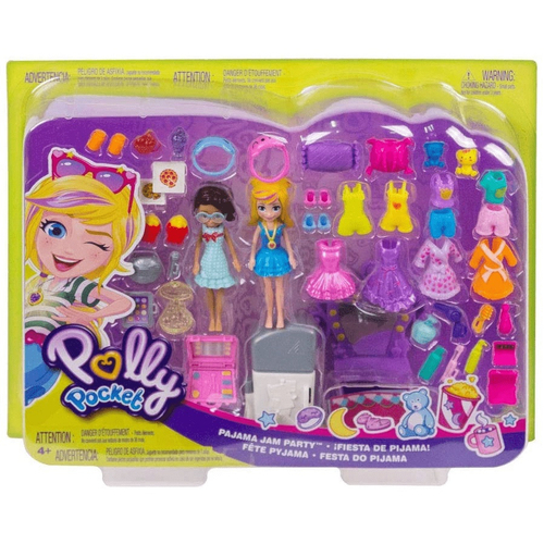 Playset Polly Pocket com Mini Bonecas - Festa do Pijama Coruja da