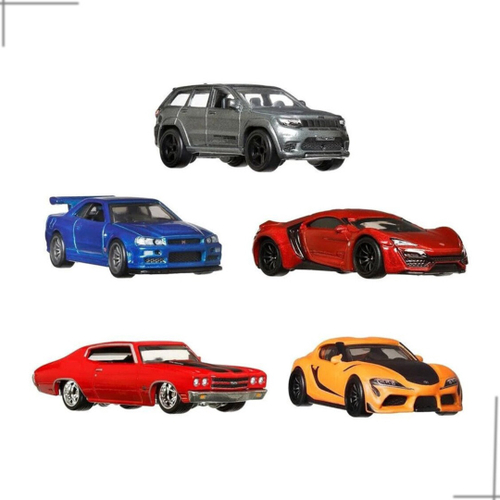 Hot Wheels Velozes e Furiosos 2019 Kit c/ 6 Carrinhos Mattel