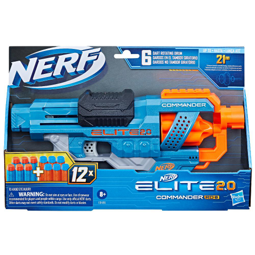 Arminha De Brinquedo - Nerf Elite 2.0 Comander Rd-6 em Promoção na  Americanas