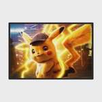 Quadro Decorativo Desenho Pikachu 3 Peças em Promoção na Americanas